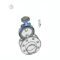 進(jìn)口對(duì)夾蝶閥安裝圖1